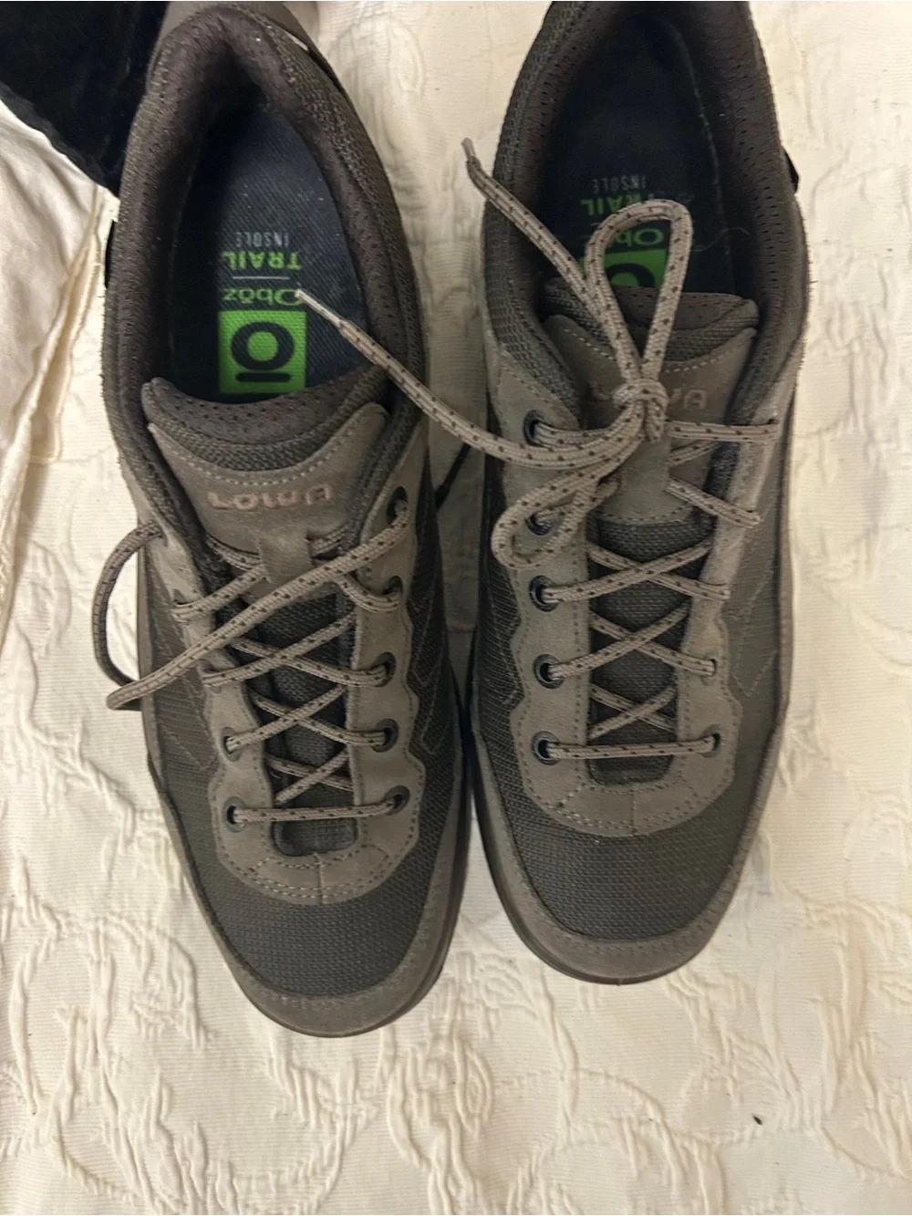 Lowa Men's hiking shoes Taurus Pro GTX Lo- taupe. Worn once to gear test.